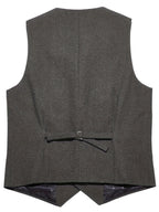 Benedikt | Men's Wool-Blend Waistcoat, Classic Knit Waistcoat | Everlasting Boutique | Bordeaux Red