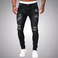 Blake | Men's Skinny Ripped Jeans, Distressed Mid-Rise Jeans | Everlasting Boutique