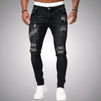 Blake | Men's Skinny Ripped Jeans, Distressed Mid-Rise Jeans | Everlasting Boutique