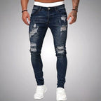 Blake | Men's Skinny Ripped Jeans, Distressed Mid-Rise Jeans | Everlasting Boutique