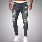 Blake | Men's Skinny Ripped Jeans, Distressed Mid-Rise Jeans | Everlasting Boutique