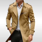 Brett | Women's Classic Trench Coat, Tailored Autumn Coat | Everlasting Boutique | Brown