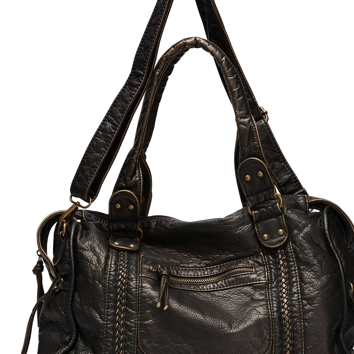 Brittany | Women's Zippered Shoulder Bag – Elegant Everyday Handbag | Everlasting Boutique