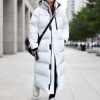 Brigitte | Women's Waterproof Quilted Parka Jacket, Long Hooded Winter Coat | Everlasting Boutique