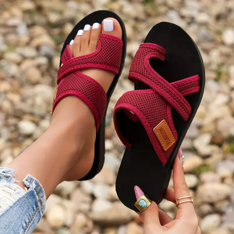 Everlasting Boutique | Cally | Women's Orthopedic Bunion Corrector Sandals - Brown