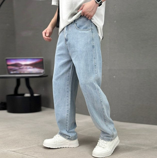 Cameron | Men's Straight Leg Cotton Jeans, Classic Everyday Jeans | Everlasting Boutique