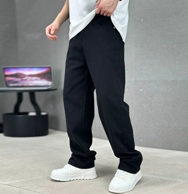 Cameron | Men's Straight Leg Cotton Jeans, Classic Everyday Jeans | Everlasting Boutique