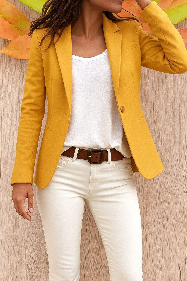 Carol | Women's Tailored Office Blazer, Fitted Smart Blazer Suit | Everlasting Boutique