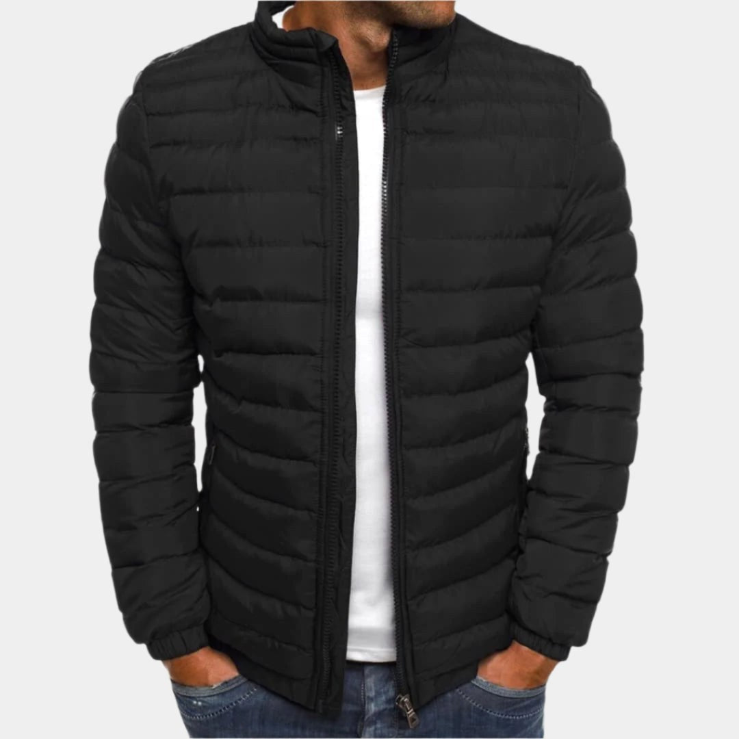 Carsten | Elegant Lightweight Transitional Jacket, Stylish Autumn Jacket | Everlasting Boutique | Black