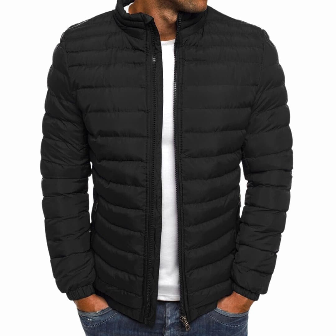 Carsten | Elegant Lightweight Transitional Jacket, Stylish Autumn Jacket | Everlasting Boutique | Black