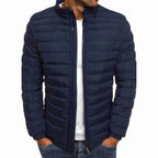 Carsten | Elegant Lightweight Transitional Jacket, Stylish Autumn Jacket | Everlasting Boutique | Navy Blue
