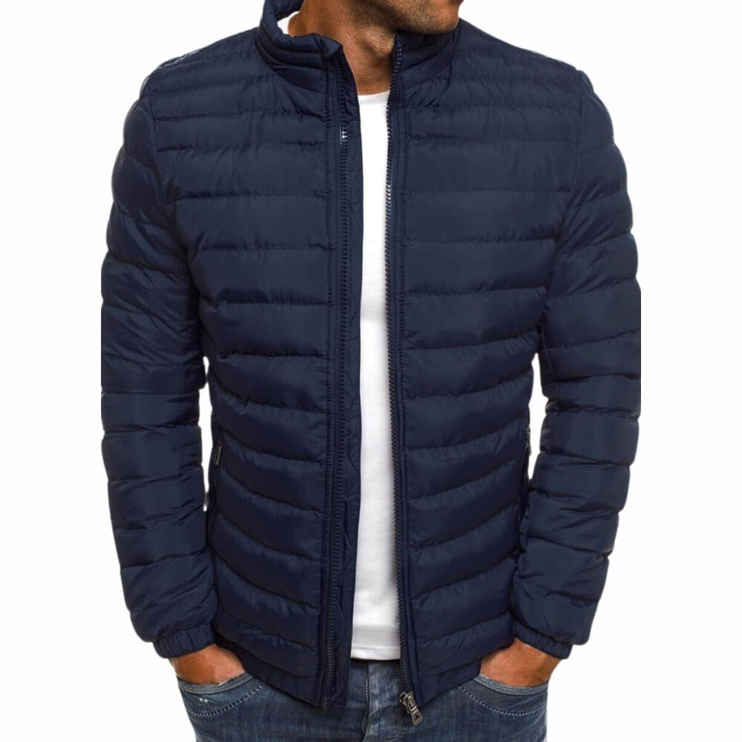 Carsten | Elegant Lightweight Transitional Jacket, Stylish Autumn Jacket | Everlasting Boutique | Navy Blue