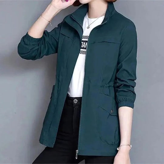 Catherine | Women's Lightweight Waterproof Trench Coat, Lightweight Autumn Rain Jacket | Everlasting Boutique