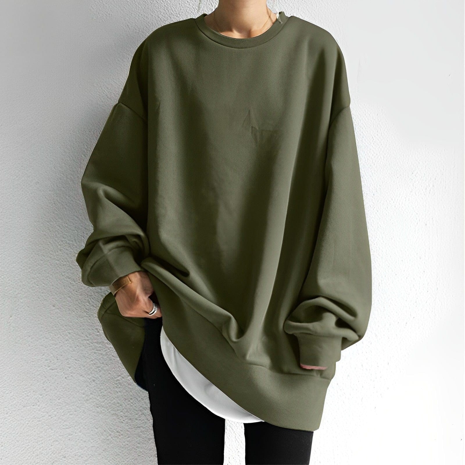 Cecilia | Women's Oversized Knit Jumper, Perfect for Everyday Wear | Everlasting Boutique | Orange