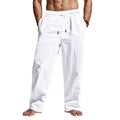 Cedric | Men's Linen Trousers with Drawstring Waist, Relaxed Summer Trousers | Everlasting Boutique