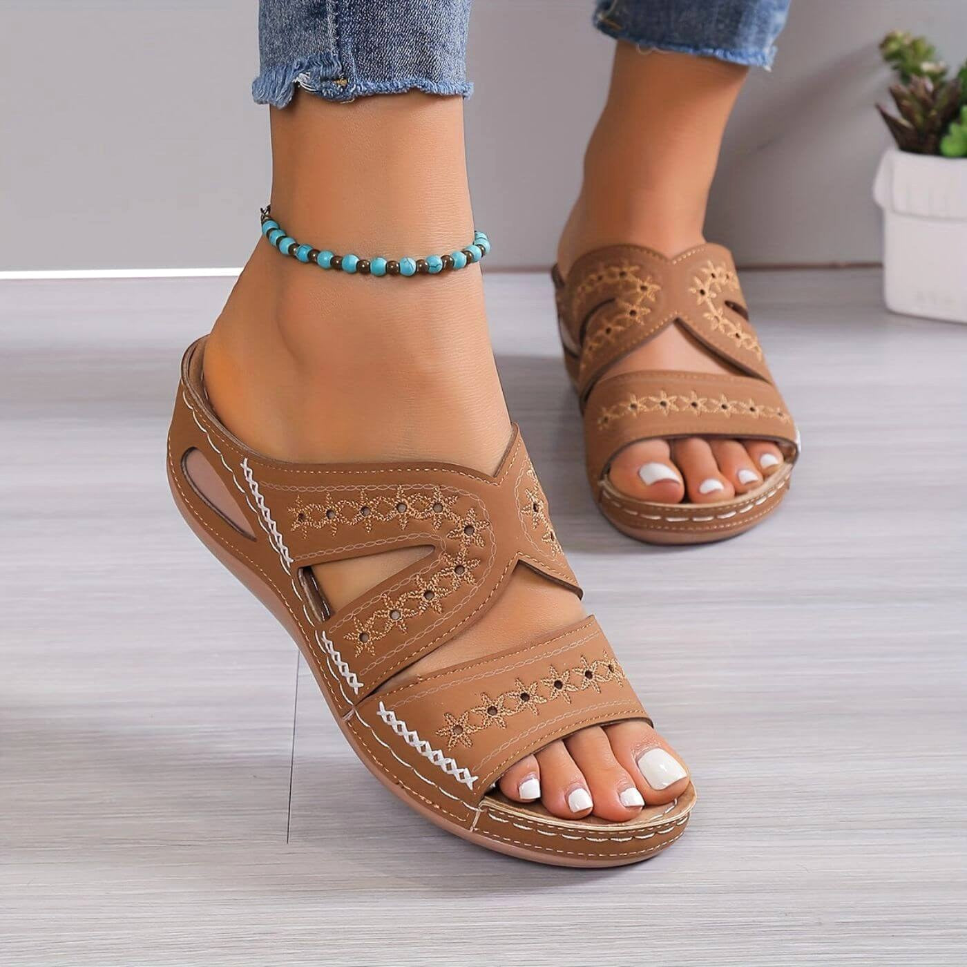 Everlasting Boutique | Celeste | Women's Slip-Resistant Orthopedic Sandals - image 7