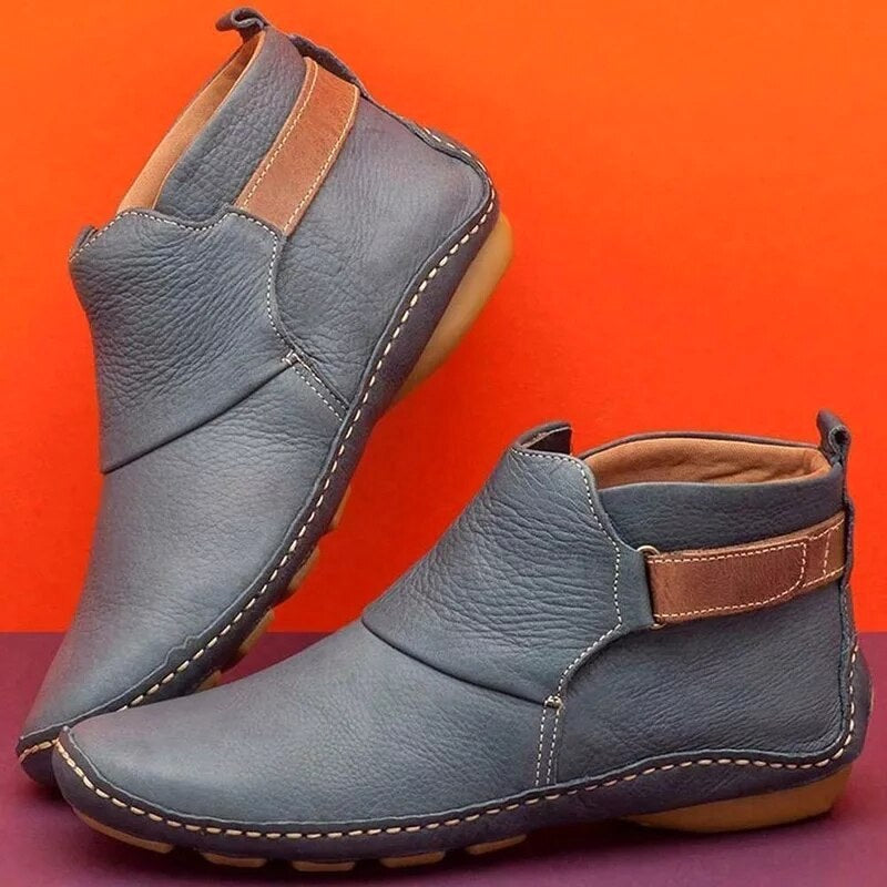 Charlotte | Women's Orthopaedic Ankle Boots, Perfect for Autumn Walks | Everlasting Boutique | Grey