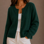 Charlotte | Women's Soft Knit Cardigan, Button-Up Long Sleeve Sweater | Everlasting Boutique