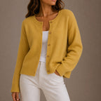 Charlotte | Women's Soft Knit Cardigan, Button-Up Long Sleeve Sweater | Everlasting Boutique