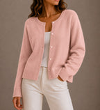 Charlotte | Women's Soft Knit Cardigan, Button-Up Long Sleeve Sweater | Everlasting Boutique