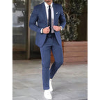 Christian | Men's Two-Piece Suit, Classic Wedding Suit | Everlasting Boutique | White