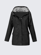 Christine | Women's Waterproof Lightweight Windbreaker Jacket, Water-Resistant Outdoor Jacket | Everlasting Boutique | Pink