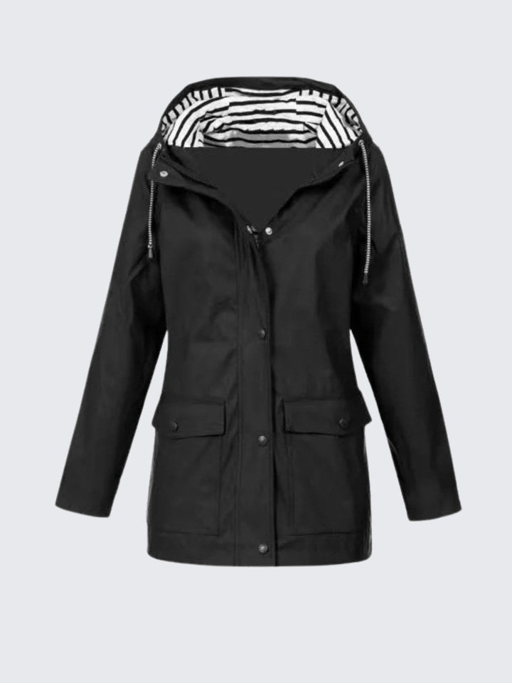 Christine | Women's Waterproof Lightweight Windbreaker Jacket, Water-Resistant Outdoor Jacket | Everlasting Boutique | Pink