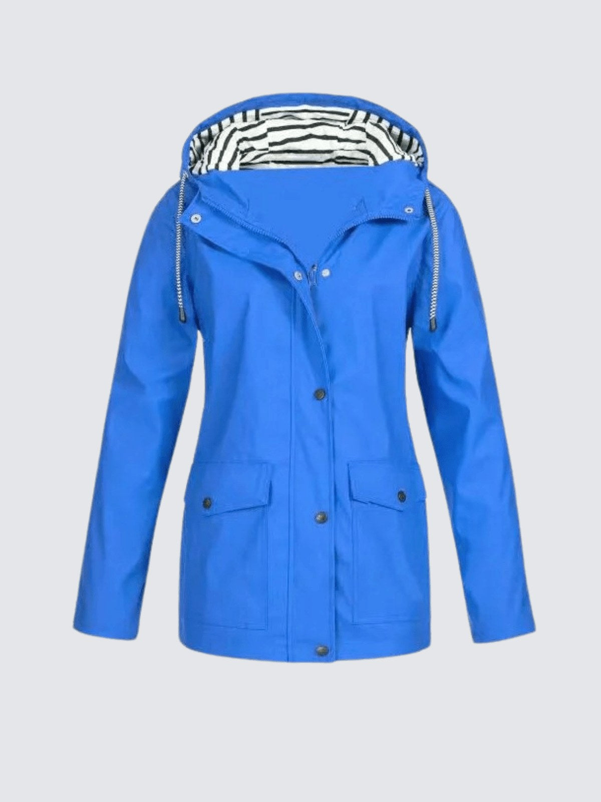 Christine | Women's Waterproof Lightweight Windbreaker Jacket, Water-Resistant Outdoor Jacket | Everlasting Boutique | Grey