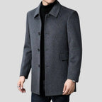 Christopher | Men's Classic Wool Overcoat, Tailored Formal Coat | Everlasting Boutique