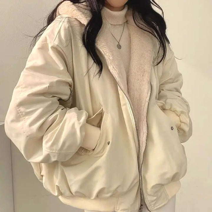 Clara | Women's Double-Layer Winter Jacket, Elegant Jacket with Thermal Insulation | Everlasting Boutique | Beige