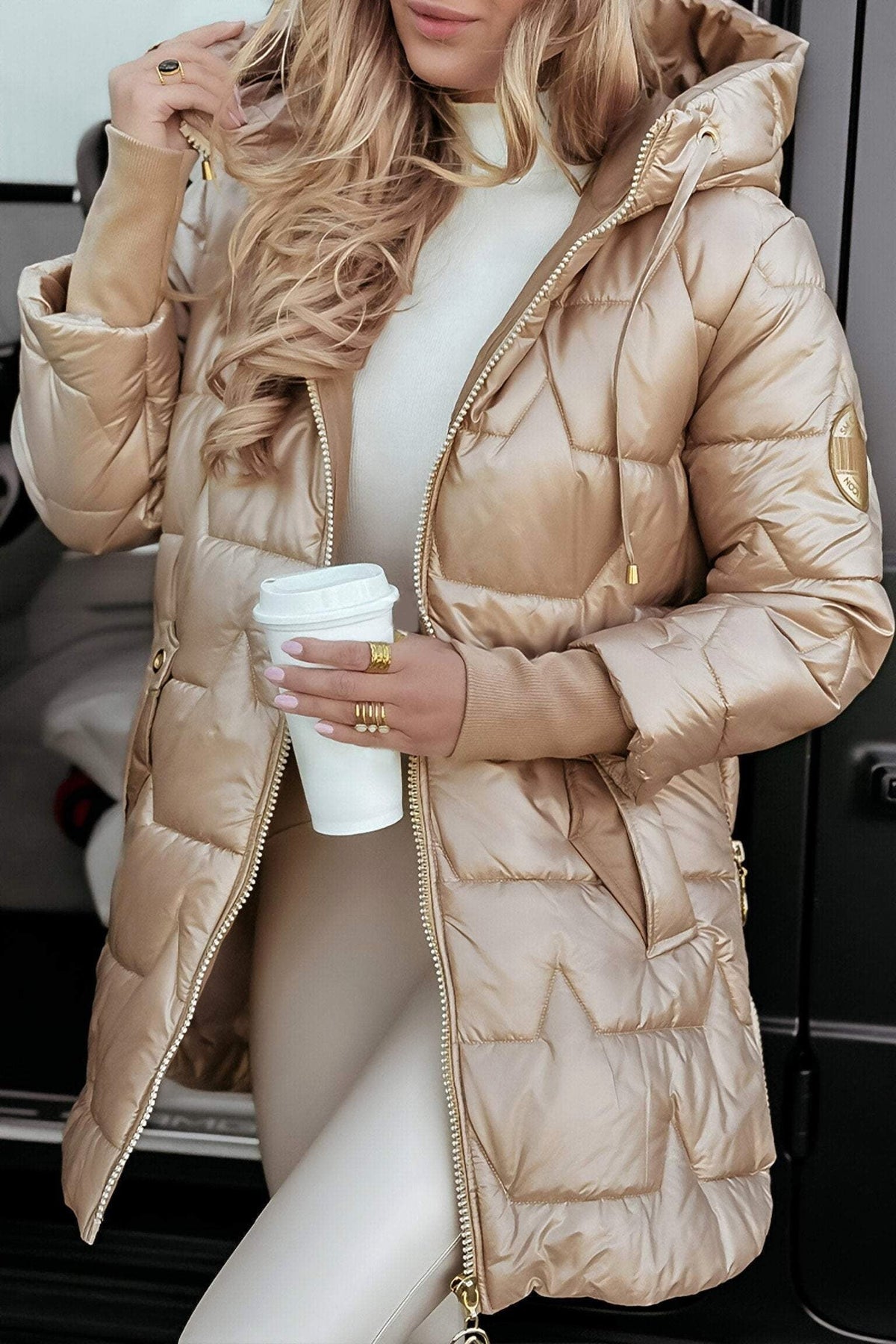Clara | Elegant Transitional Coat with Classic Cut, Timeless Autumn Coat | Everlasting Boutique | Brown