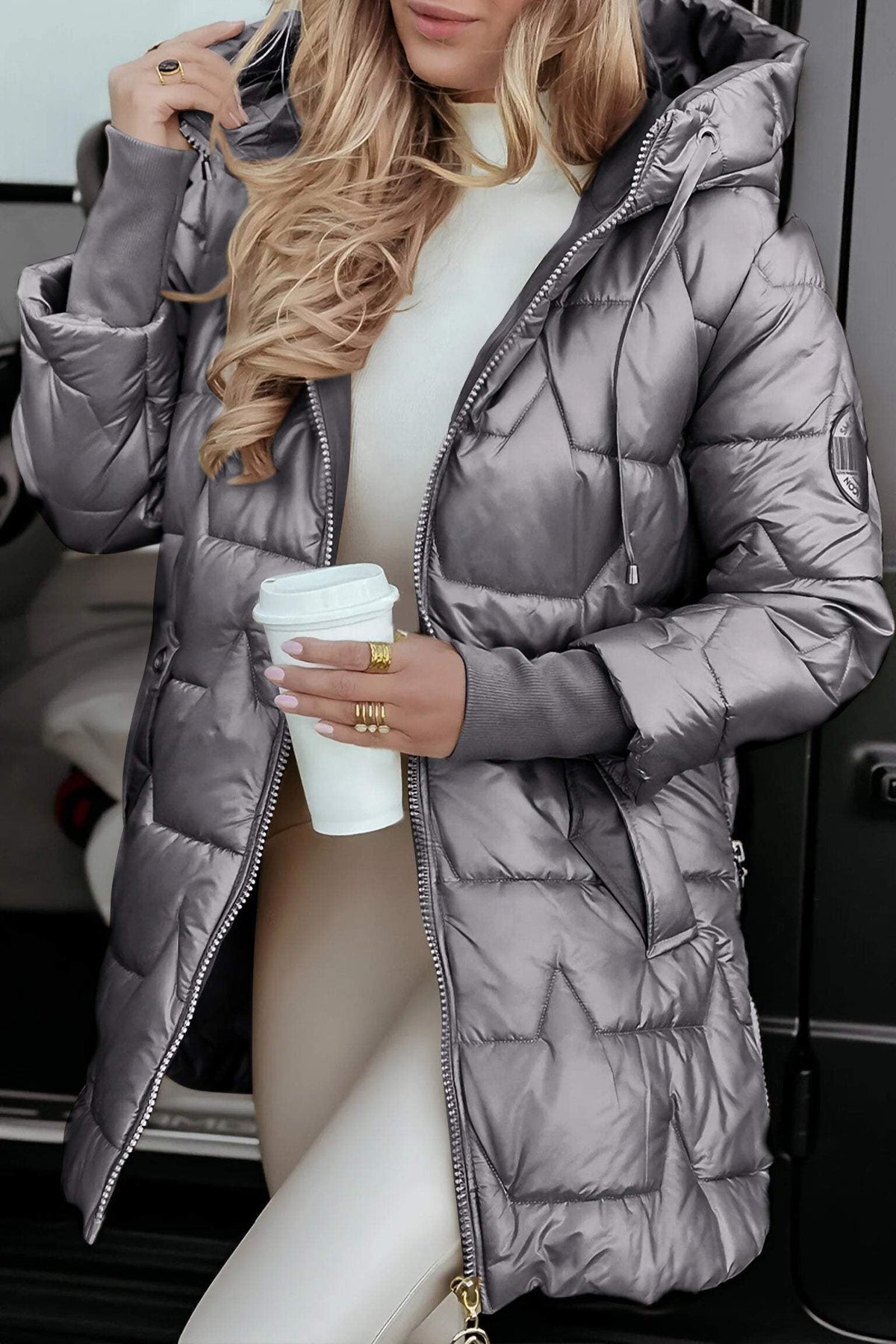 Clara | Elegant Transitional Coat with Classic Cut, Timeless Autumn Coat | Everlasting Boutique | Brown