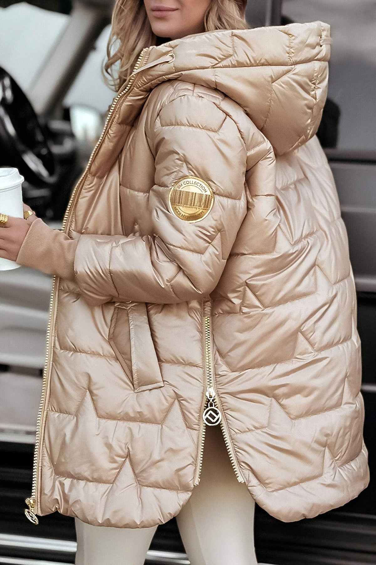 Clara | Elegant Transitional Coat with Classic Cut, Timeless Autumn Coat | Everlasting Boutique | Brown