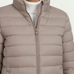Clemence | Women's Lightweight Quilted Jacket, Slim-Fit Zip Jacket | Everlasting Boutique | Matcha colour