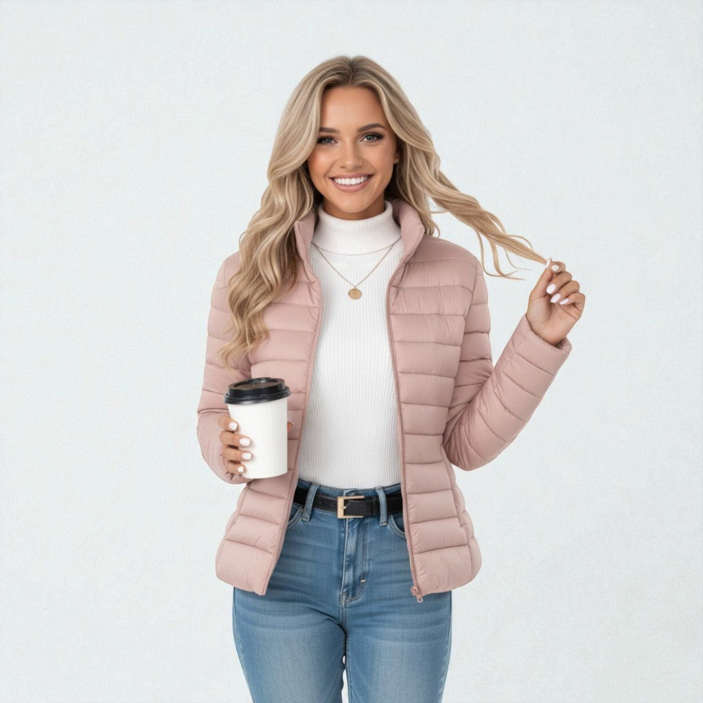Clemence | Women's Lightweight Quilted Jacket, Slim-Fit Zip Jacket | Everlasting Boutique