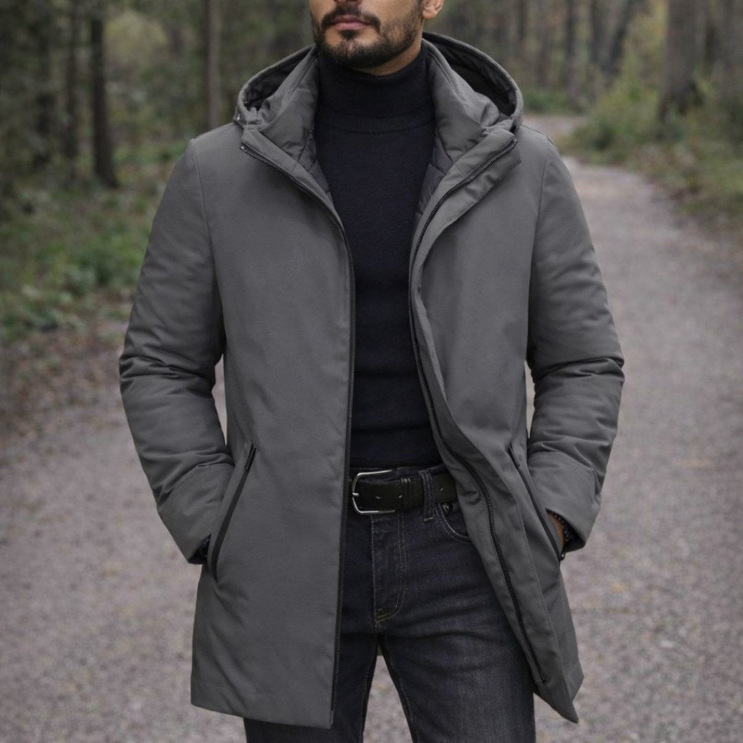 Cody | Men's Hooded Winter Coat, Weather-Resistant Autumn Coat | Everlasting Boutique