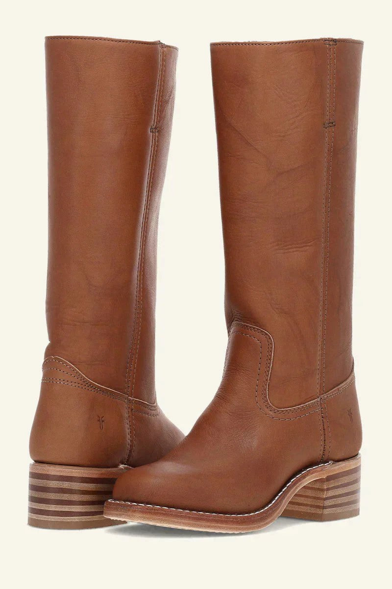 Colette | Women's Western Leather Cowboy Boots, Autumn Walking Boots | Everlasting Boutique | Yellow
