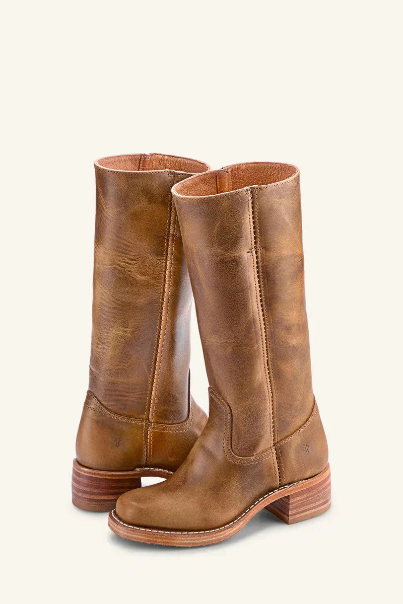 Colette | Women's Western Leather Cowboy Boots, Autumn Walking Boots | Everlasting Boutique | Dark brown