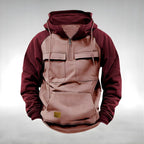 Colin | Men's Thick Cotton-Blend Hoodie, Warm Utility Hoodie | Everlasting Boutique | Grey