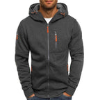 Connor | Men's Cotton Zip-Up Hoodie, Standard Fit Hooded Jumper | Everlasting Boutique