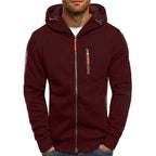 Connor | Men's Cotton Zip-Up Hoodie, Standard Fit Hooded Jumper | Everlasting Boutique