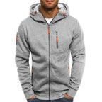 Connor | Men's Cotton Zip-Up Hoodie, Standard Fit Hooded Jumper | Everlasting Boutique