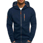 Connor | Men's Cotton Zip-Up Hoodie, Standard Fit Hooded Jumper | Everlasting Boutique