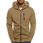 Connor | Men's Cotton Zip-Up Hoodie, Standard Fit Hooded Jumper | Everlasting Boutique