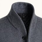 Cooper | Men's Wool Blend Single Breasted Trench Coat, Tailored Autumn Coat | Everlasting Boutique