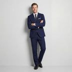 Damian | Men's Structured Wool-Blend Suit – Elegant Two-Piece Set | Everlasting Boutique