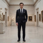 Damian | Men's Structured Wool-Blend Suit – Elegant Two-Piece Set | Everlasting Boutique