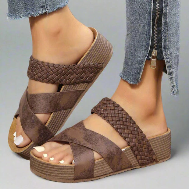 Everlasting Boutique | Dana | Women's Orthopedic Comfort Sandals - Brown