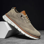 Darren | Men's Handcrafted Leather Walking Shoes, Breathable Comfort Shoes | Everlasting Boutique