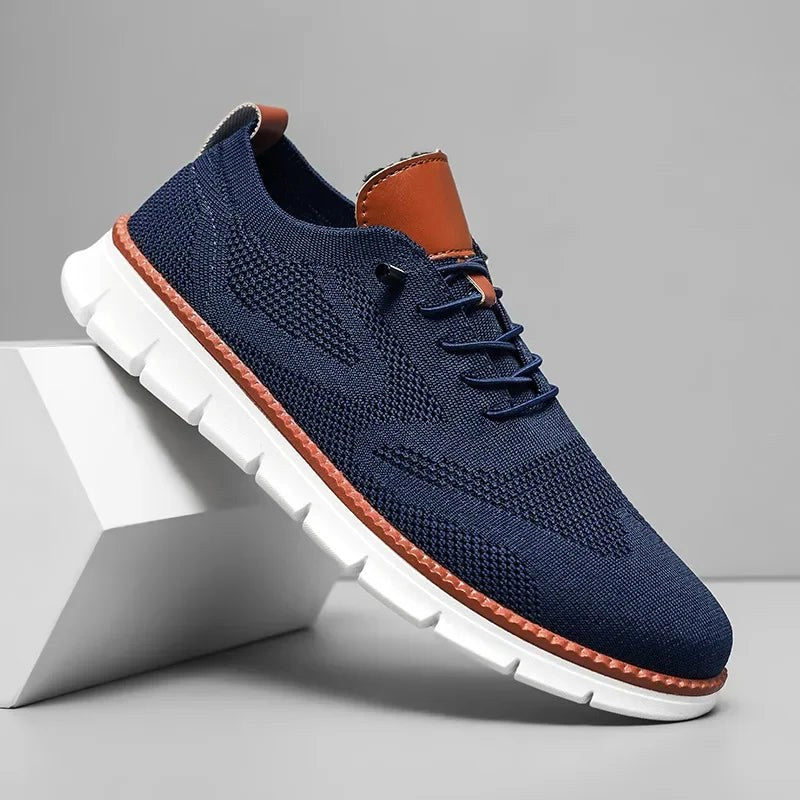 Darren | Men's Handcrafted Leather Walking Shoes, Breathable Comfort Shoes | Everlasting Boutique
